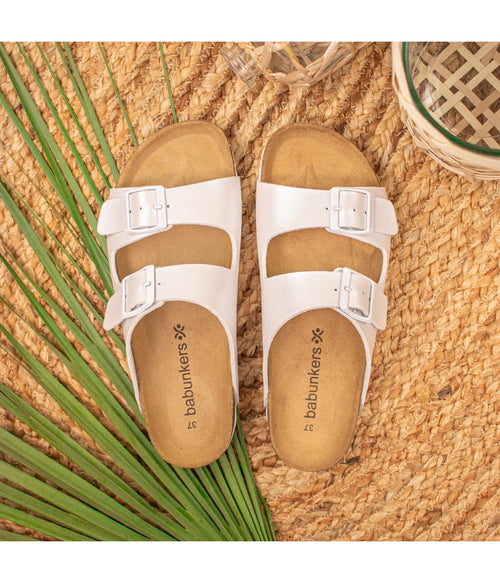 Sandalias blancas - Mujer