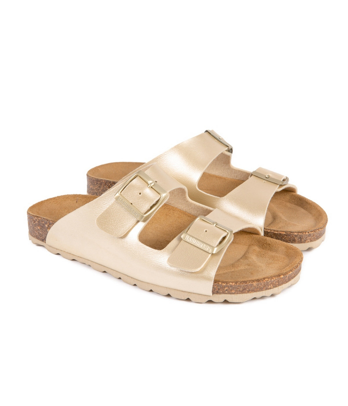 Sandalias doradas - Mujer