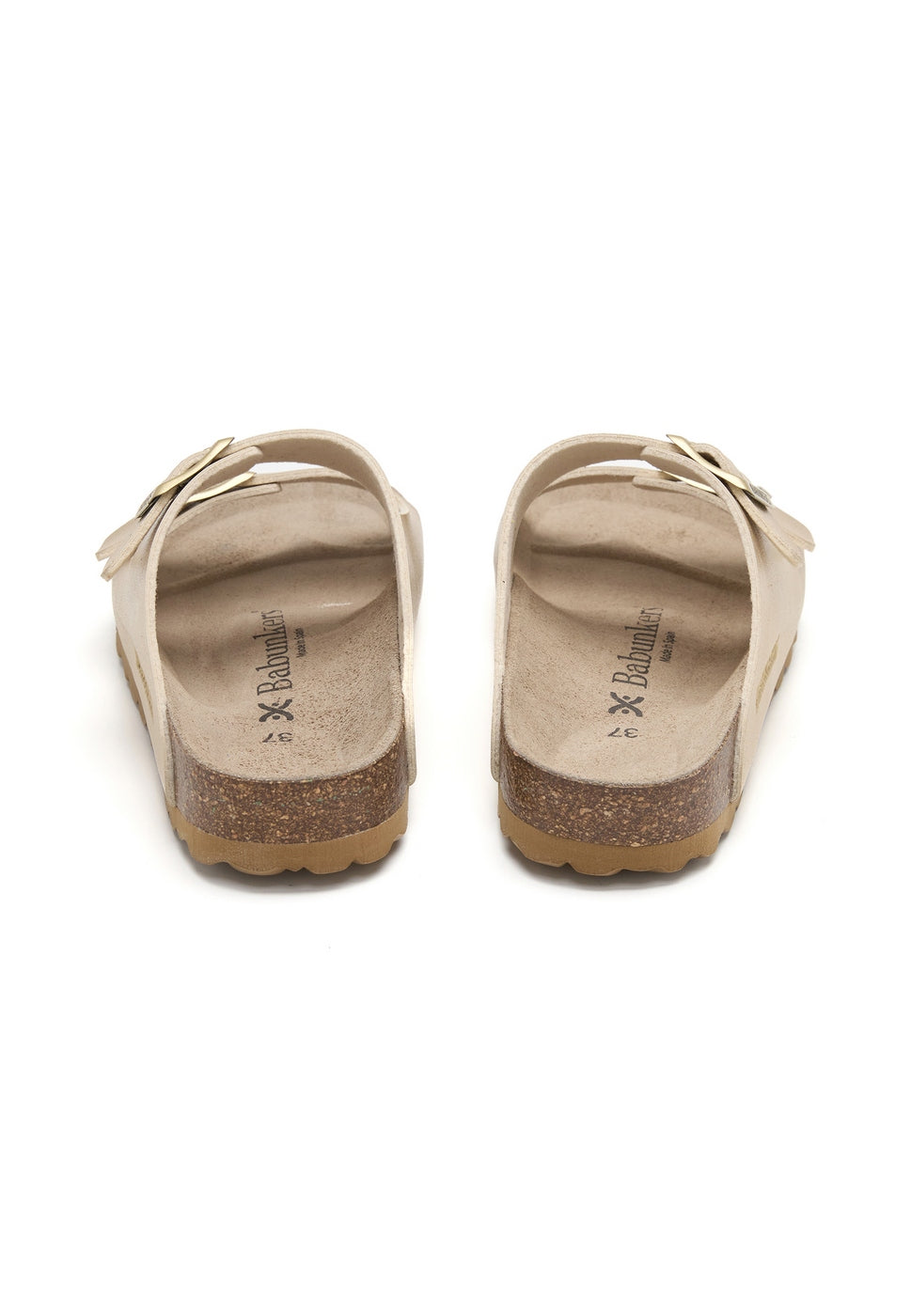 Sandalias doradas - Mujer