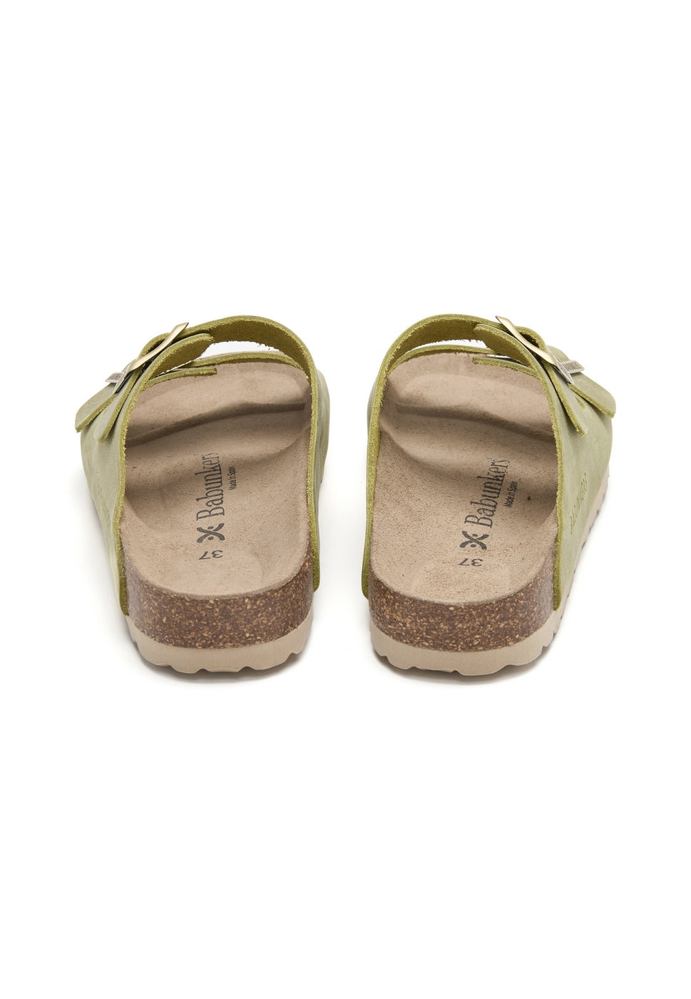 Sandalias verdes - Mujer