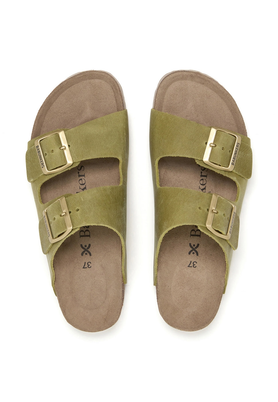 Sandalias verdes - Mujer