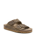 Sandalias caqui - Mujer