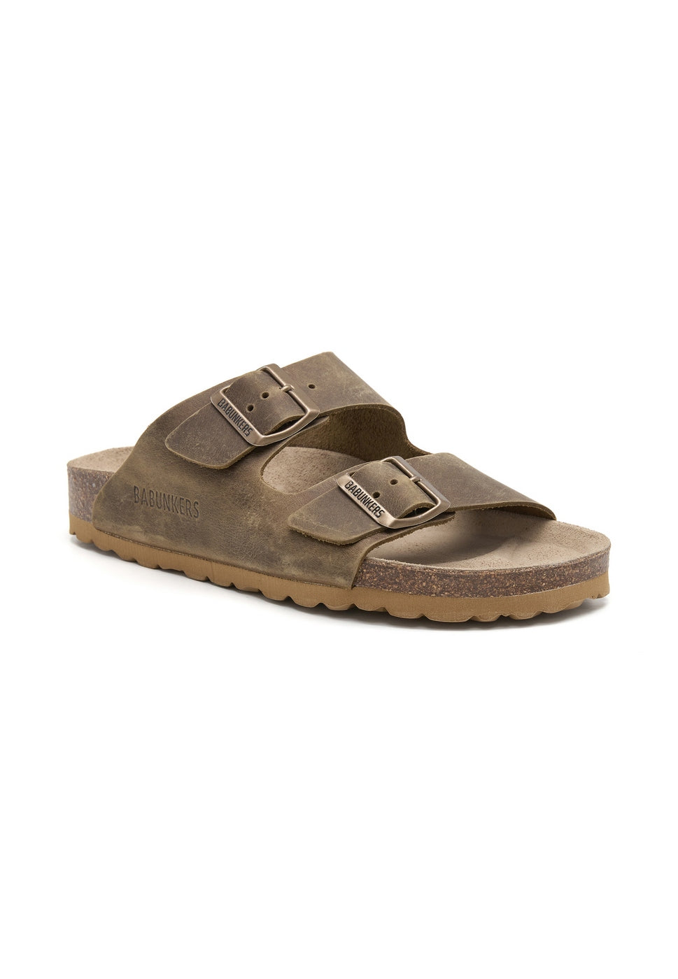 Sandalias caqui - Mujer