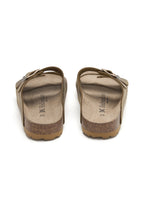 Sandalias caqui - Mujer