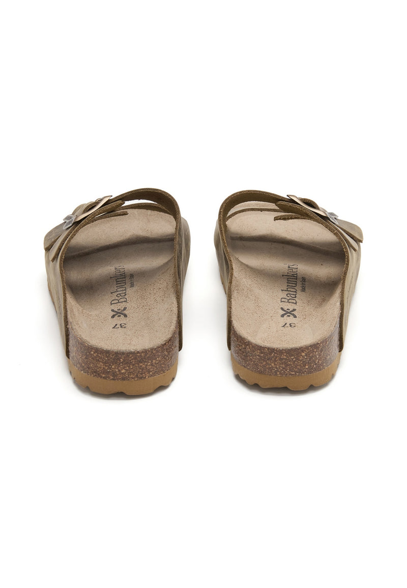 Khaki Sandals - Women