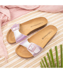 Sandalias lila - Mujer
