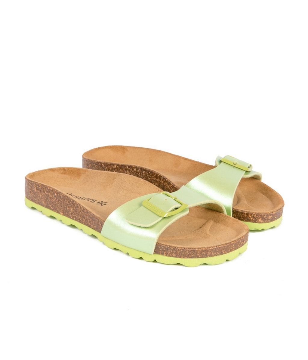 Sandalias verdes - Mujer