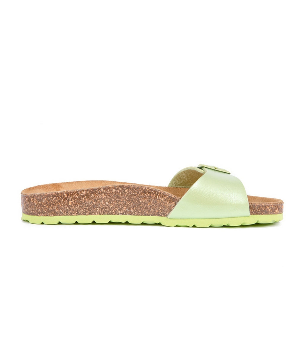 Sandalias verdes - Mujer