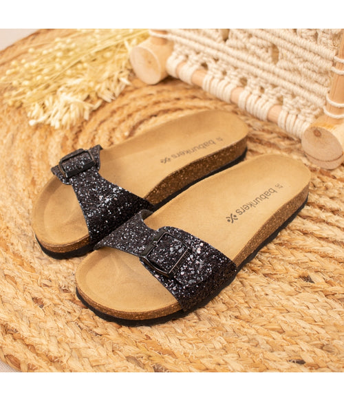 Sandalias negras - Mujer