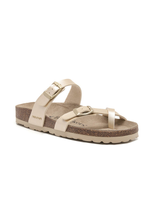 Sandalias doradas - Mujer