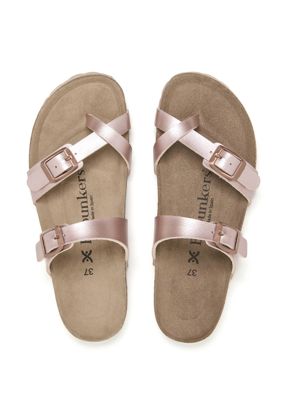 Sandalias salmón - Mujer