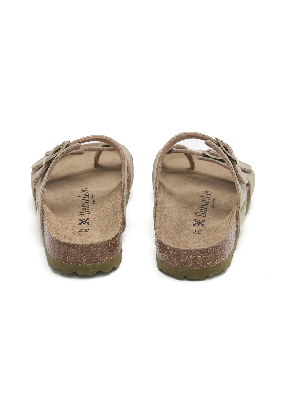 Sandalias Caqui - Mujer