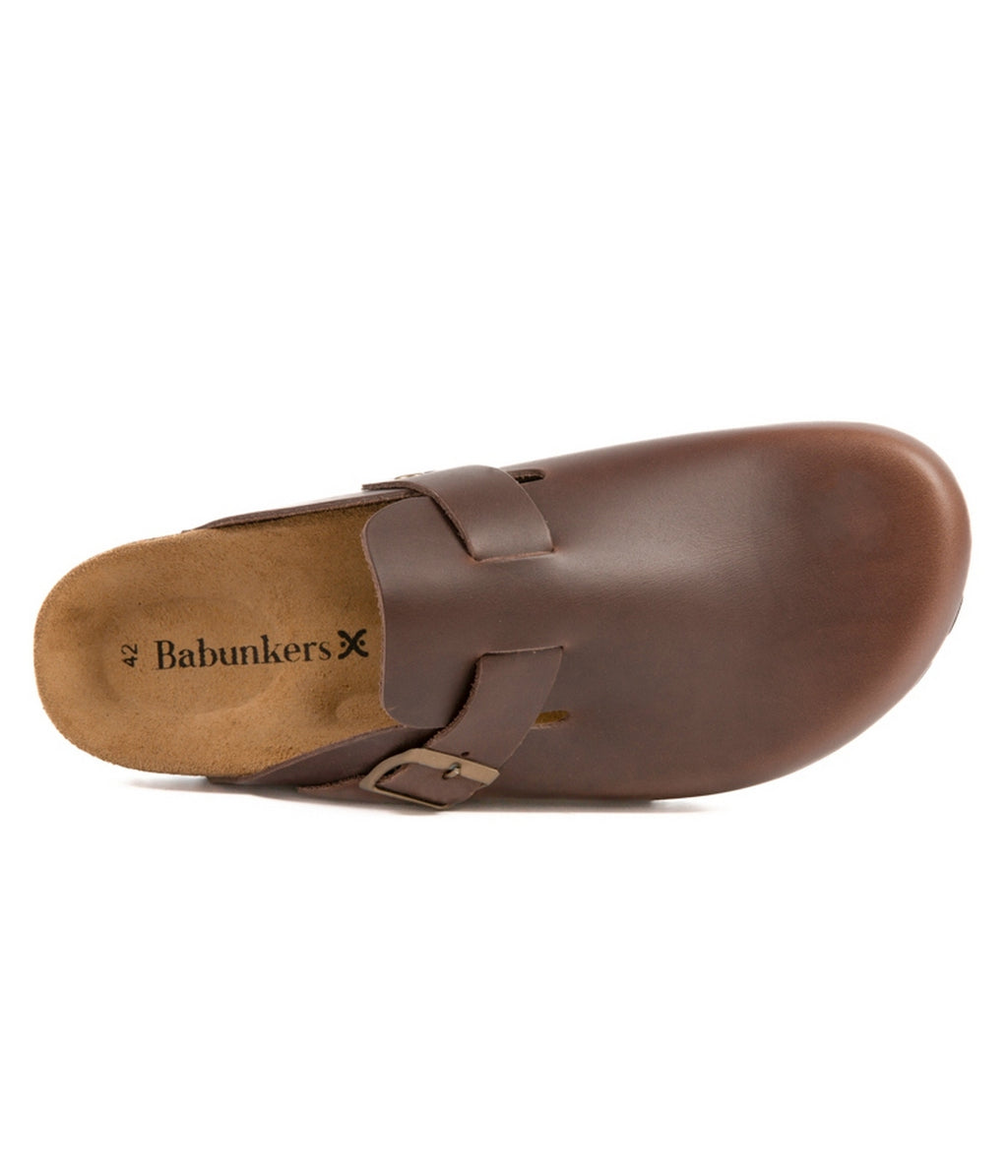 Zuecos marrones - Hombre
