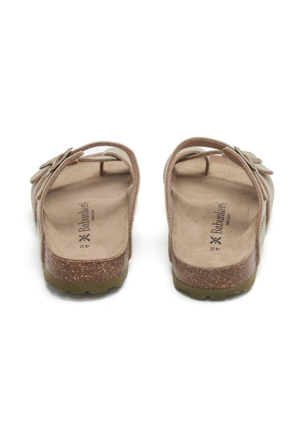 Sandalias caqui - Hombre