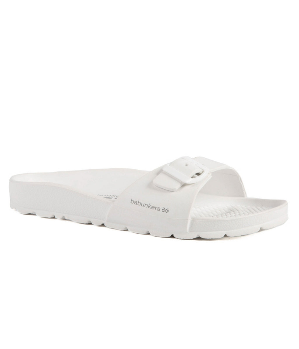 Sandalias de baño blancas - Mujer