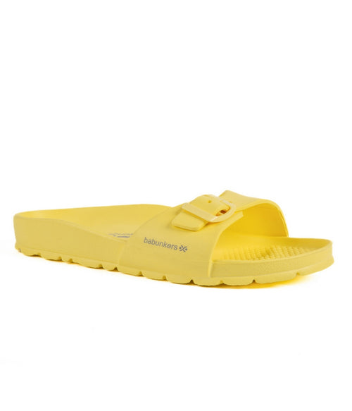 Sandalias de baño amarillas - Mujer