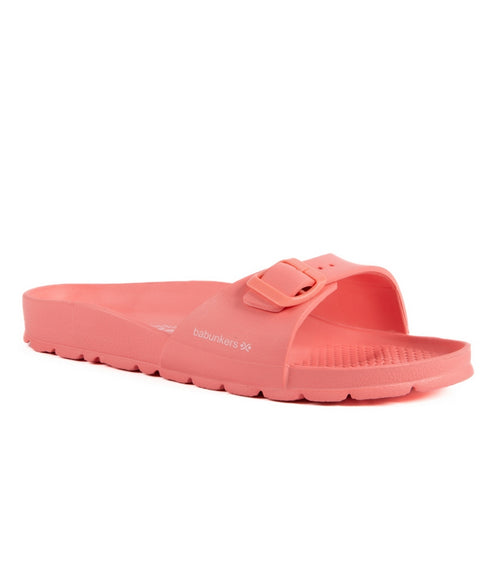 Sandalias de baño color salmón - Mujer