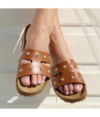 Sandalias de piel - Mujer