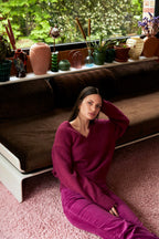 Pantalon Pavel - Velours Fuschia