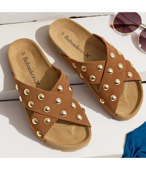 Sandalias de piel - Mujer