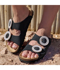 Sandalias negras - Mujer