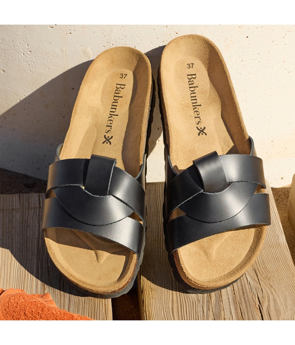 Sandalias negras - Mujer