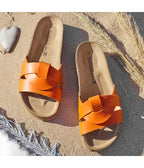 Sandalias naranjas - Mujer