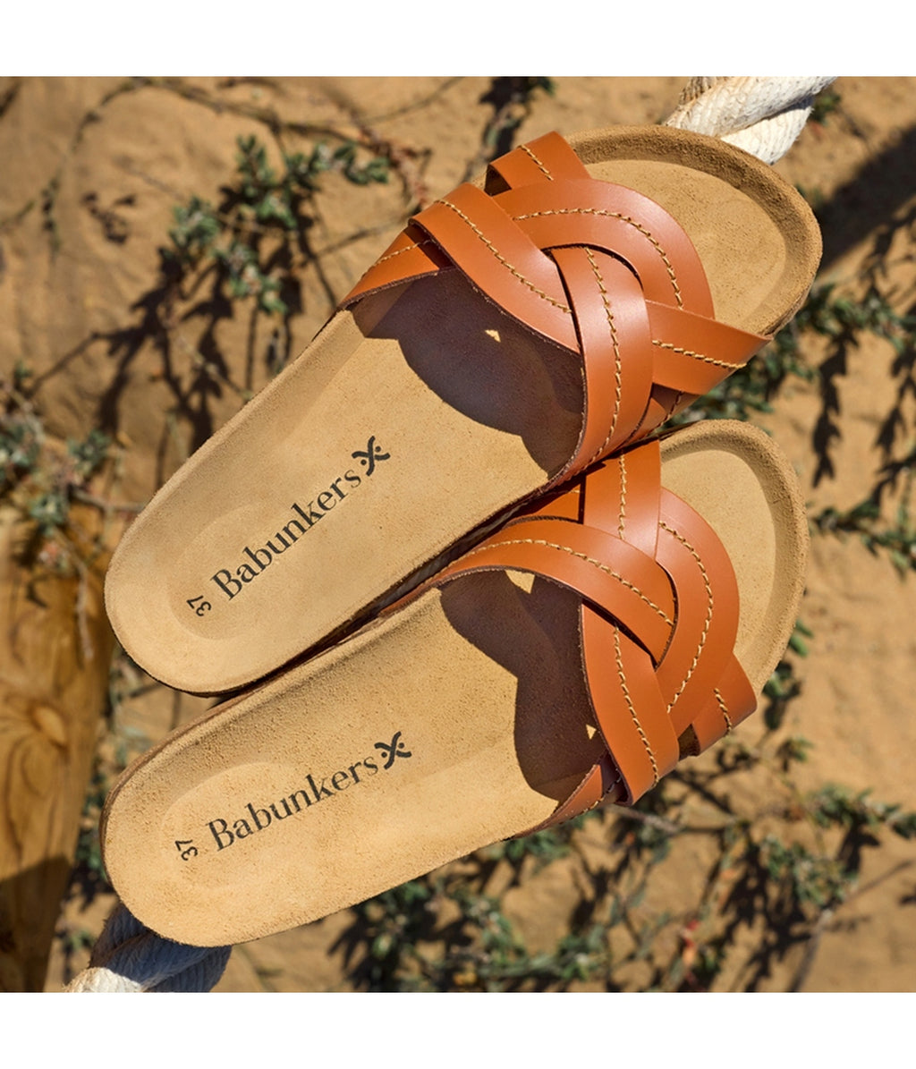 Sandalias de piel - Mujer