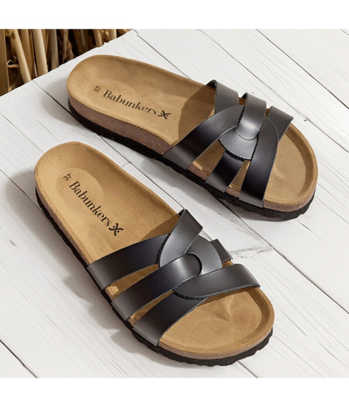 Sandalias negras - Mujer