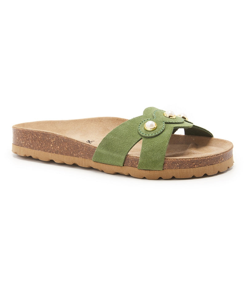 Sandalias verdes - Mujer