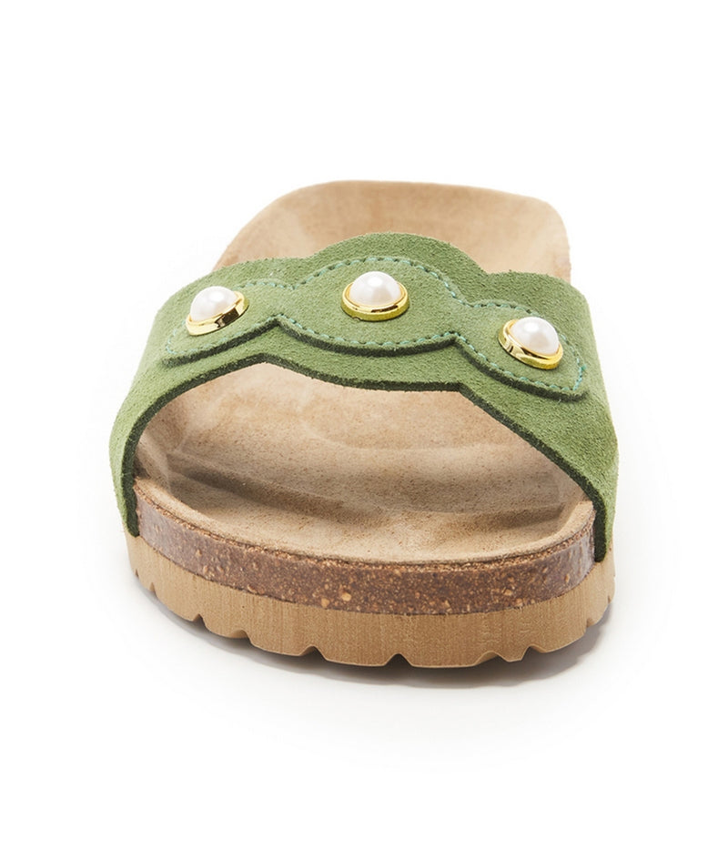 Sandalias verdes - Mujer