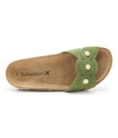 Sandalias verdes - Mujer