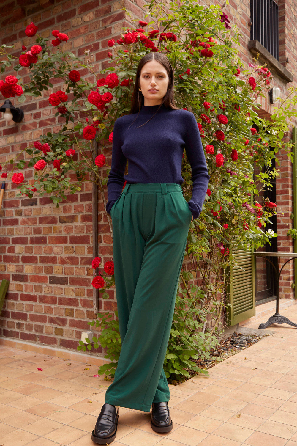 Pantalon Paillon - Vert Sapin