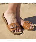 Sandalias de piel - Mujer