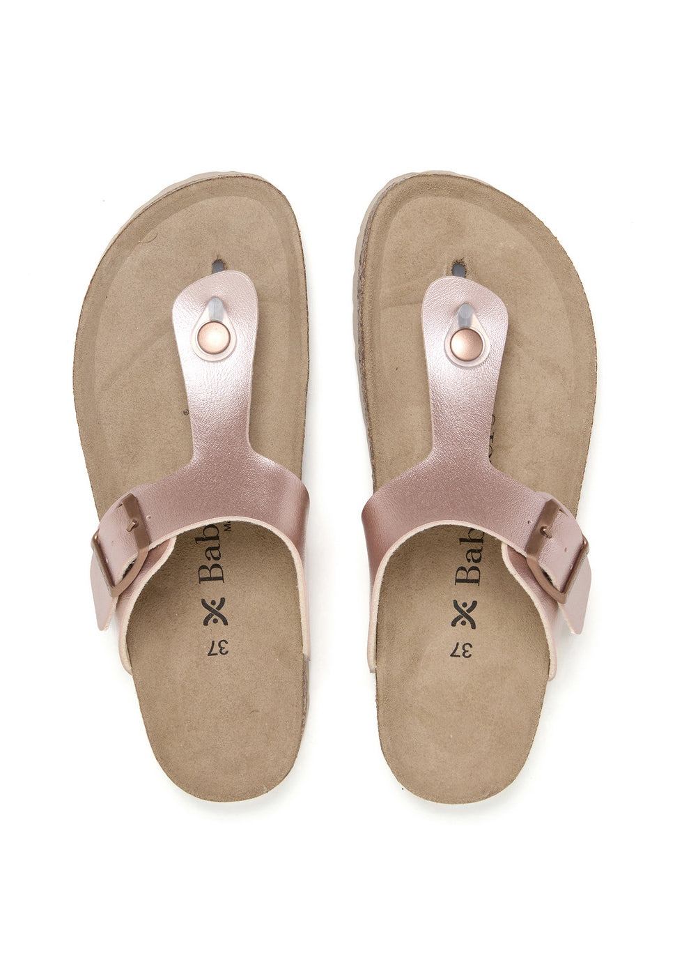 Sandalias salmón - Mujer
