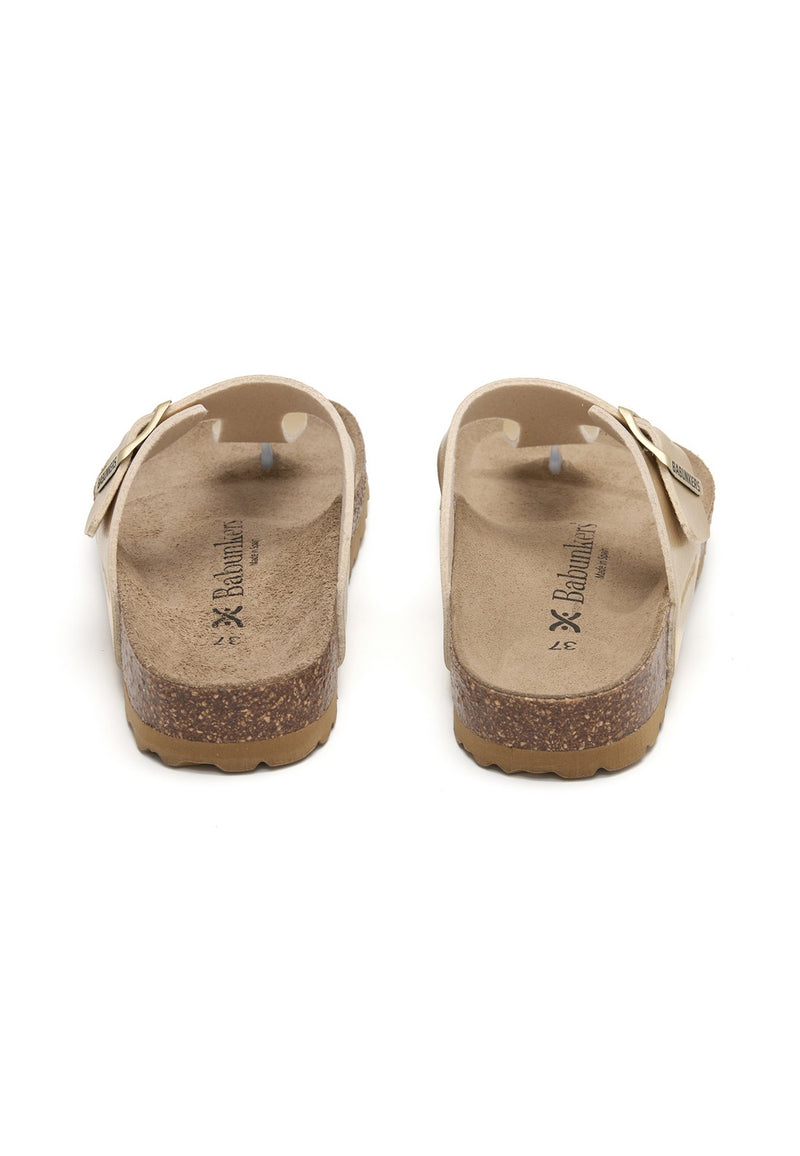 Sandalias doradas - Mujer
