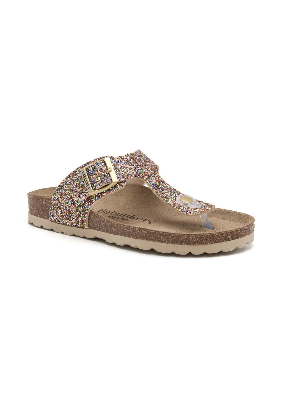 Sandalias doradas - Mujer