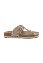Sandalias doradas - Mujer