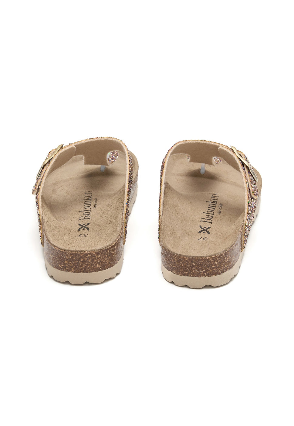 Sandalias doradas - Mujer