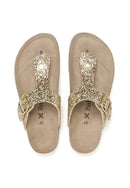 Gold Sandals - Women