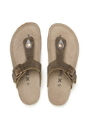 Sandales Kaki - Femme