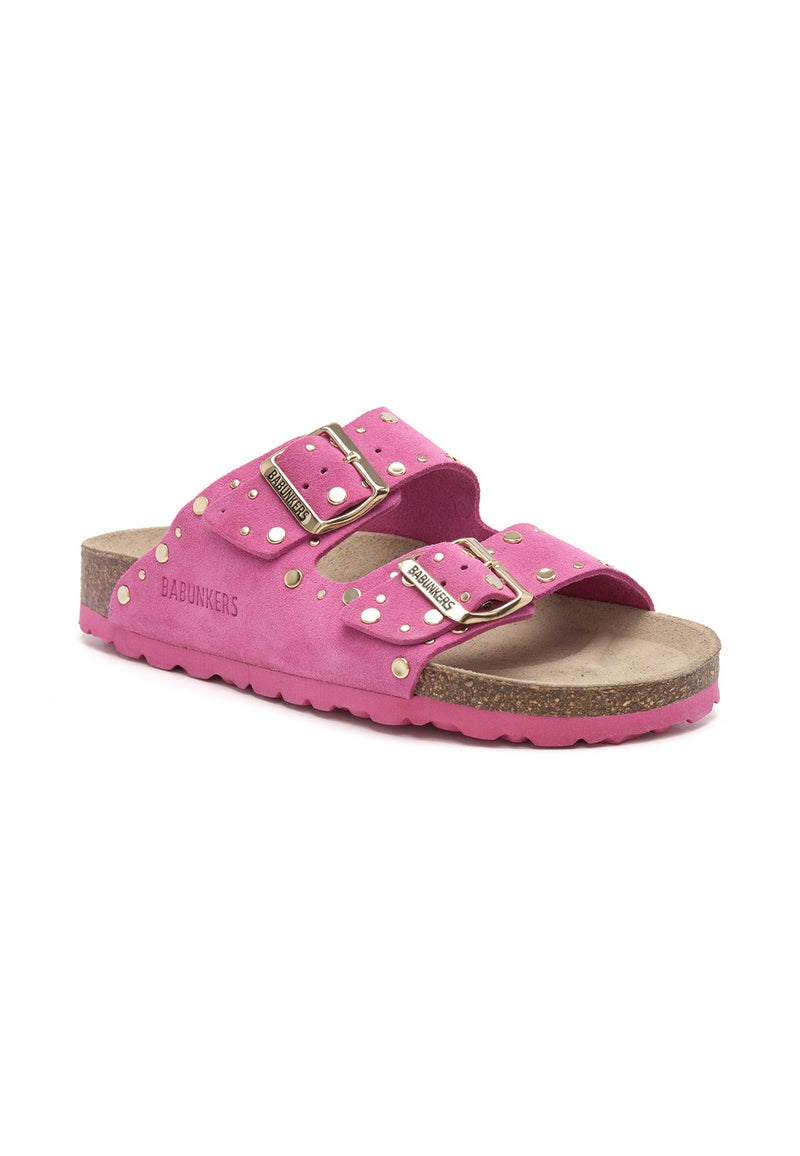 Sandalias fucsia - Mujer