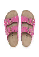 Sandalias fucsia - Mujer
