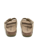 Khaki Sandals - Women