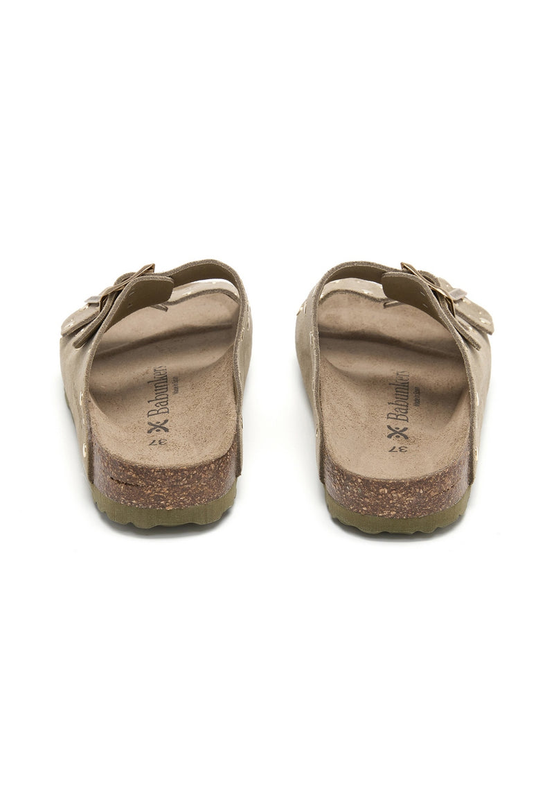 Khaki Sandals - Women