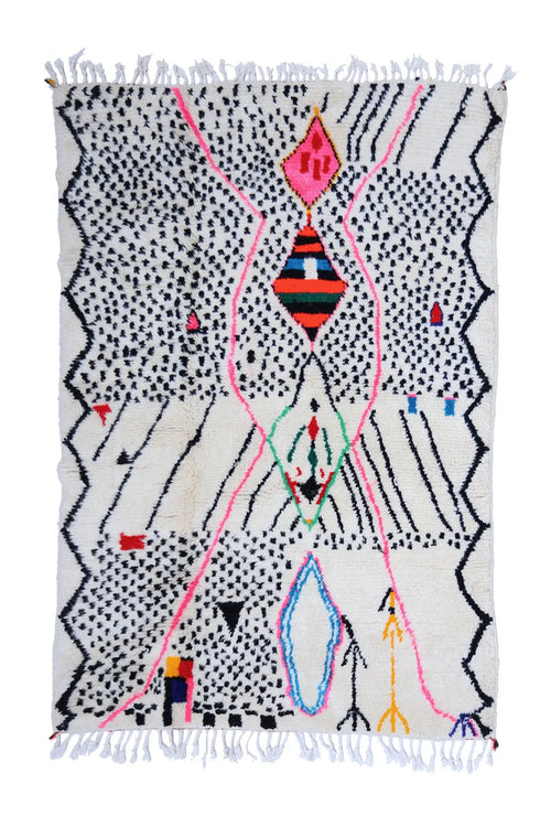 Tapis Berbère Coloré - 207 x 147 cm