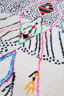 Tapis Berbère Coloré - 207 x 147 cm