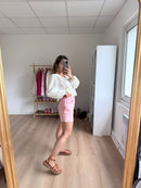 Pink Pippa denim shorts