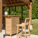 Fun - Bar De Jardin - Teck - Marron