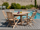 Fun - Table De Jardin - Teck - Marron